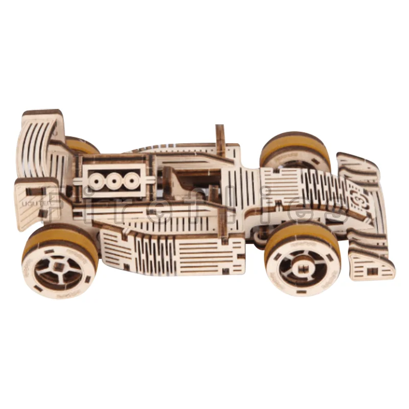 3D деревянная головоломка сделай сам самая крутая Гоночная машина игрушки в сборе