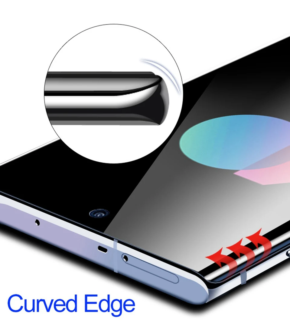3D закаленное стекло для samsung Galaxy Note 10 Plus Note10 9 8 S10 5G Защитное стекло для экрана samsung Note 10 9 S8 S9 S10 Plus