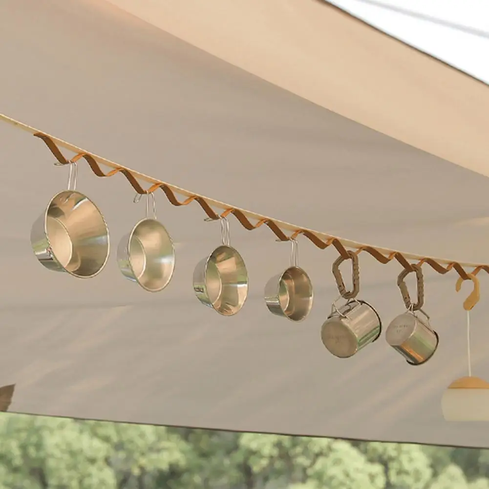 

Camping Hanging Rope Outdoor Tent Canopy Storage Clotheline Strap Hanger Lanyard Leather Clothesline Camping Accessories