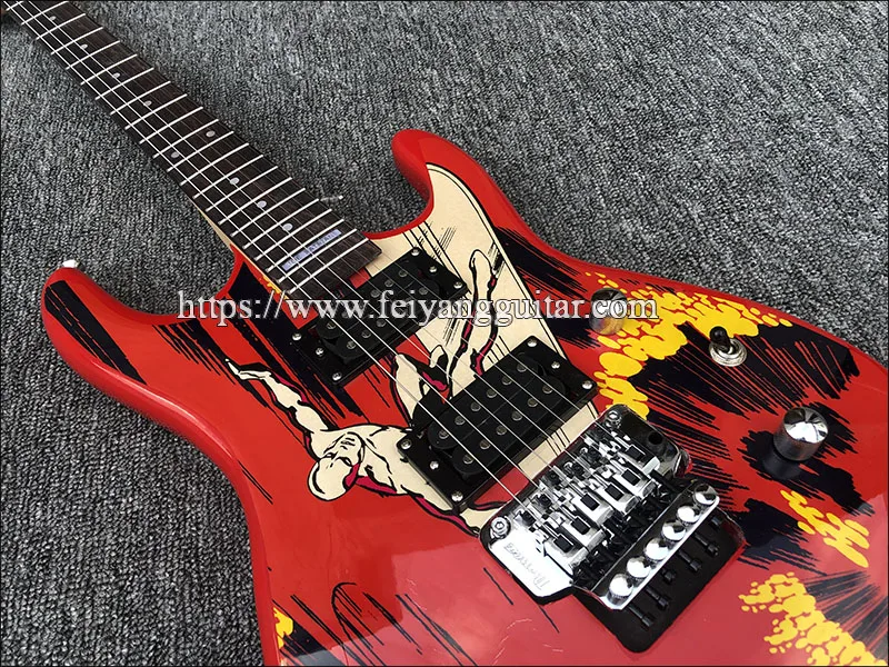 2019 hohe qualität floyd rose st elektrische gitarre seitig aufkleber st elektrische gitarre griffbrett intarsien freies verschiffen free glob