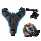 Подставка для мотоциклетного шлема POV выстрелы на все лицо подбородок держатель для фотоаппаратов8765 Xiaomi Yi Sjcam SJ810 Аксессуары для камеры