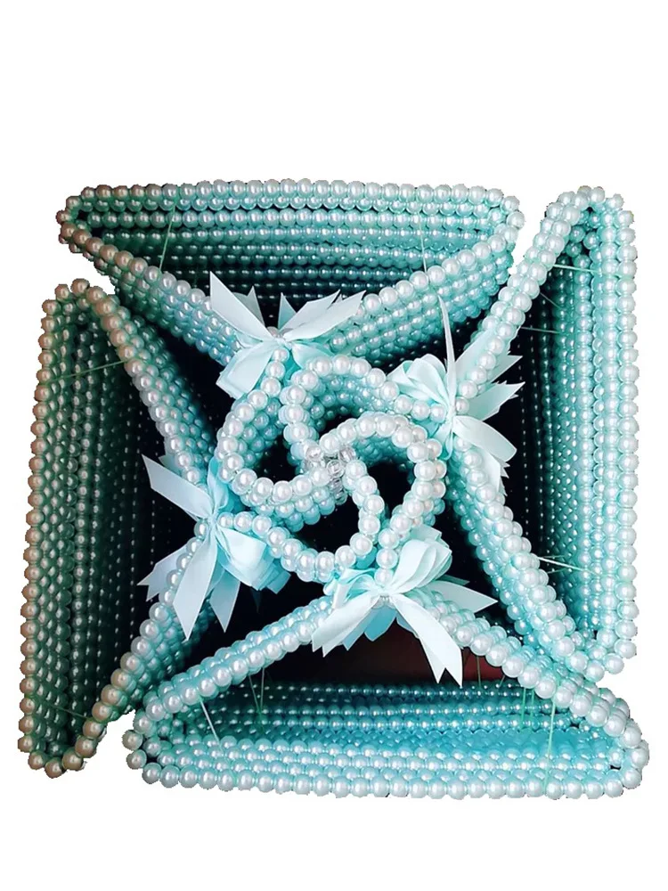 Пластиковая вешалка для одежды с бантом из бисера вешалки платье пальто