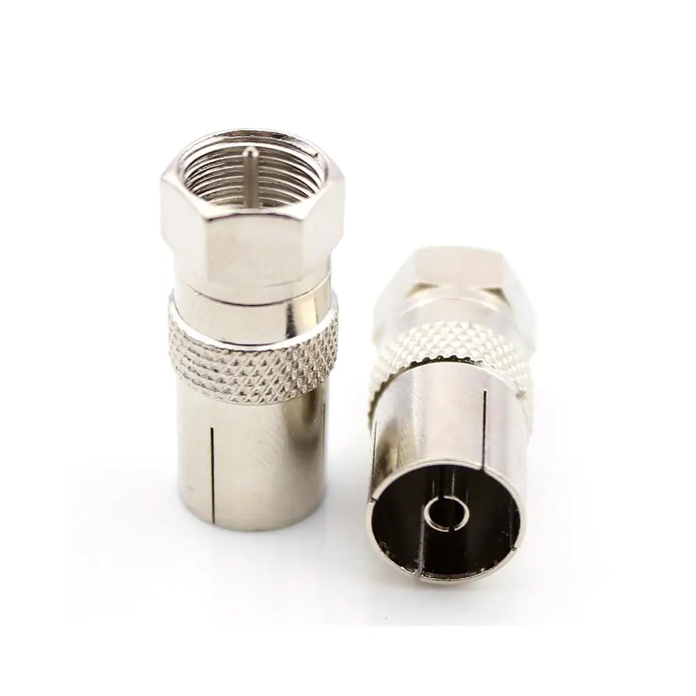 1 шт. разъем типа F папа на коаксиальный радиочастотный штекер переходник с