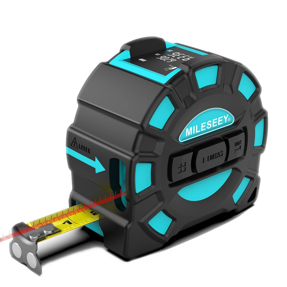 

Mileseey DT11 2-in-1 5M Tape Measure 40M Laser Rangefinder Built-in Battery Digital Measure Tools For Woodworking Construct Tool