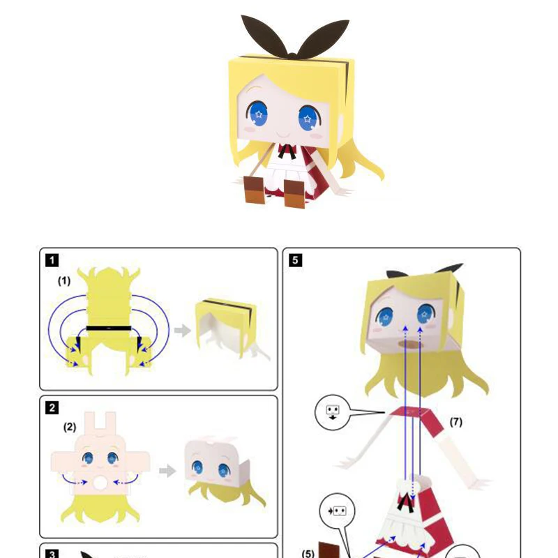 14 типов 3D бумажных моделей бумажные ремесла родитель-ребенок ручная работа