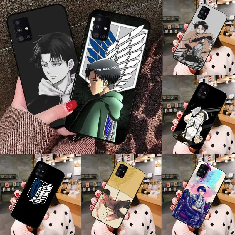 

Anime Attack on Titan Phone Case black For Samsung galaxy S 21 20 10 8 A 51 71 50 21s 70 40 20 20e note 10 plus Ultra 5g fe