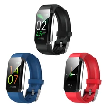 Touch Smart Watch Heart Rate Monitor Pedometer Blood Pressure Fitness Tracker Waterproof Wearable Device Supplies