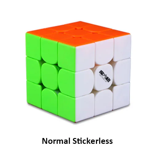 Normal stickerless QiYi MoFangGe Thunderclap V3 M 3x3 Магнитный магический куб головоломка куб профессиональные магниты скорость Cubo Magico Thunderclap 3x3 - Цвет: Normal stickerless