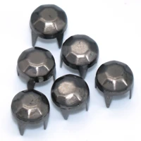 7 mm gunmetal round nailheads tacks nails flat snaps claw rivets studs decorative shoes purse belt leather craft accessory