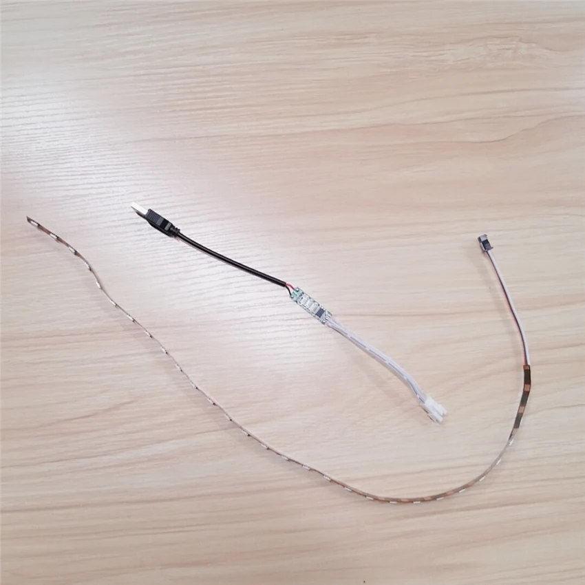 Ws2812b 5 В USB RGB Светодиодная лента 60 Светодиодный s SMD 5050 пикселей светодиодный диодный ленточный светильник HD tv Настольный ПК подсветка экрана 0,5 м 1 м 2 м 3 м 4 м 5 м