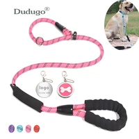 dadugo dog p rope reflective personalized custom nylon dog leash adjustable pet leash for dog trainings dog supplies