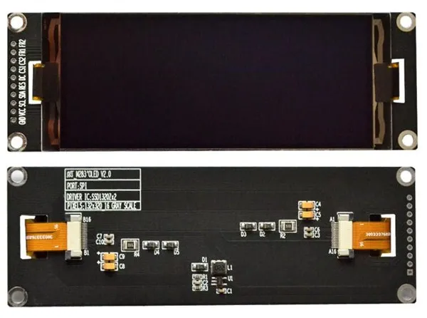 IPS 3 83 дюймов 10PIN/32PIN SPI белый PM OLED экран (плата/без платы) двойной SSD1320 Драйвер IC 320*120 |