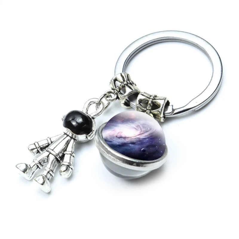 Брелок для ключей с солнечной системой ювелирный брелок подвеской в виде планеты