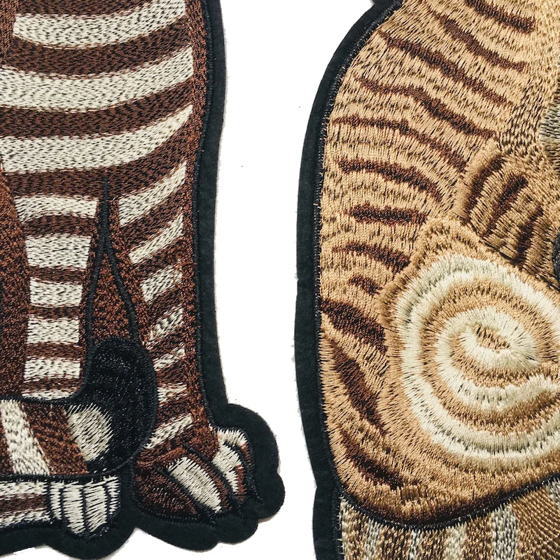 В виде большого кота спортивная одежда вышитые патчи железные или пошив на