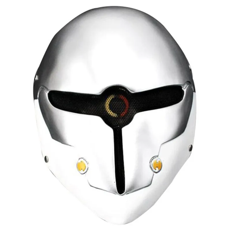 Горячая игра металлический Шестерни однотонная серая лиса Косплэй смолы маска