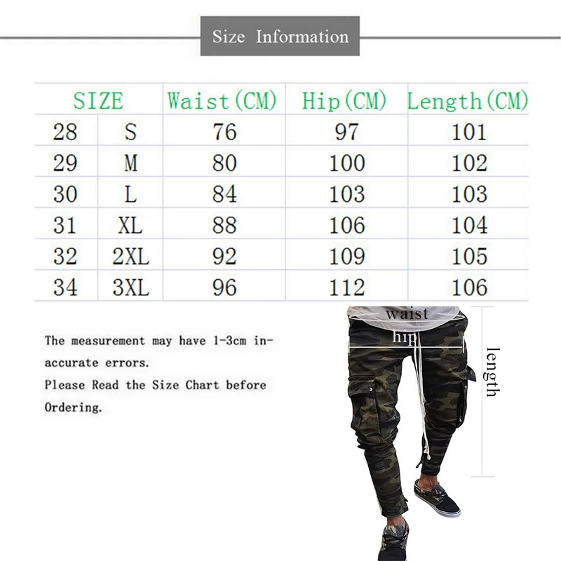 CYSINCOS 2019 мужские многокарманные модные Лоскутные эластичные тонкие джинсы для