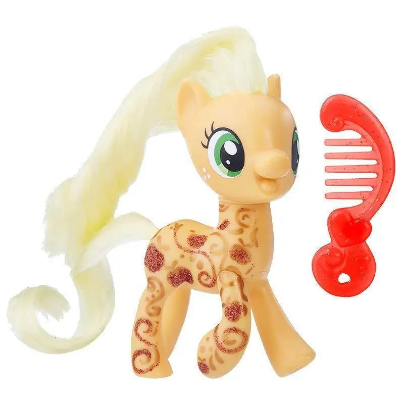 

Hasbro My Little Pony Basic Pony Doll Purple Yue Yunbao Soft Soft Rare Peach Girl Mini Doll Hand Doll Toy Model