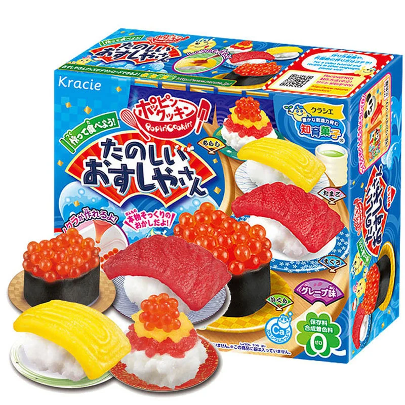 Cookin japon&eacute;s Popin Pizza Kracie hamburguesa cocina Cookin feliz japon&eacute;s DIY hecho a mano juguete regalo de Navidad-5