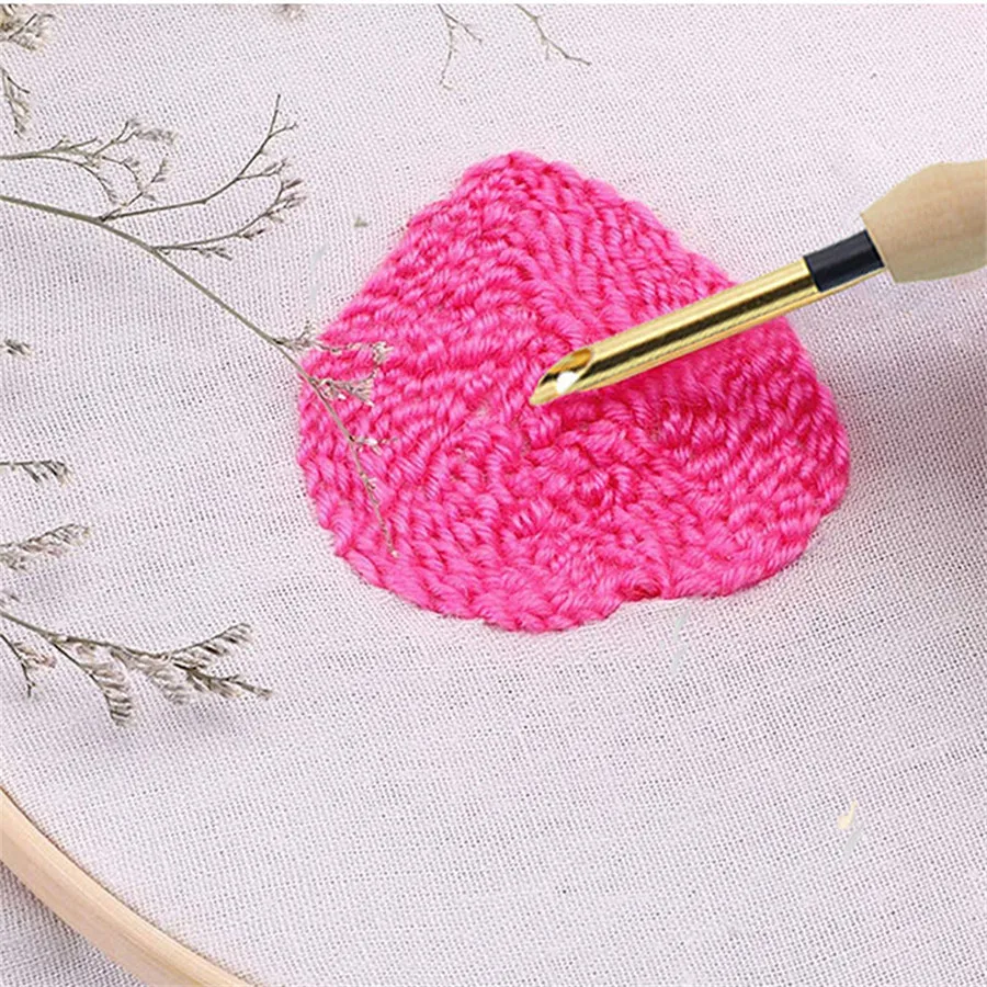 Ручка для вязания и вышивки ручка с деревянной ручкой | Дом сад