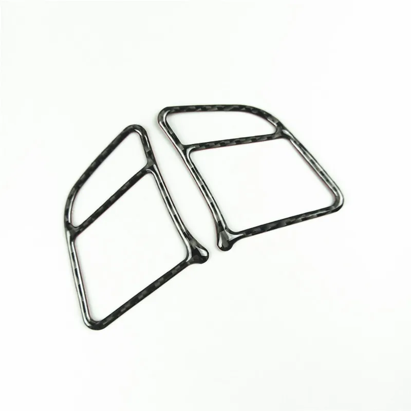 Руль из углеродного волокна кнопки рамка декоративная накладка 2 шт. для Mercedes Benz