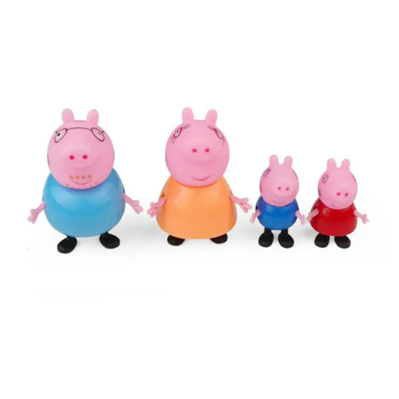 Фигурки героев мультфильма Свинка Пеппа 4 шт./компл. | Игрушки и хобби