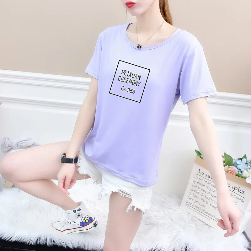 

2021 Fashion Women Clothing Women Tee Shirt Crop Top Cute Tops Kawaii Vintage Short Sleeve Tees Korean Style Shirts Anime Tshirt