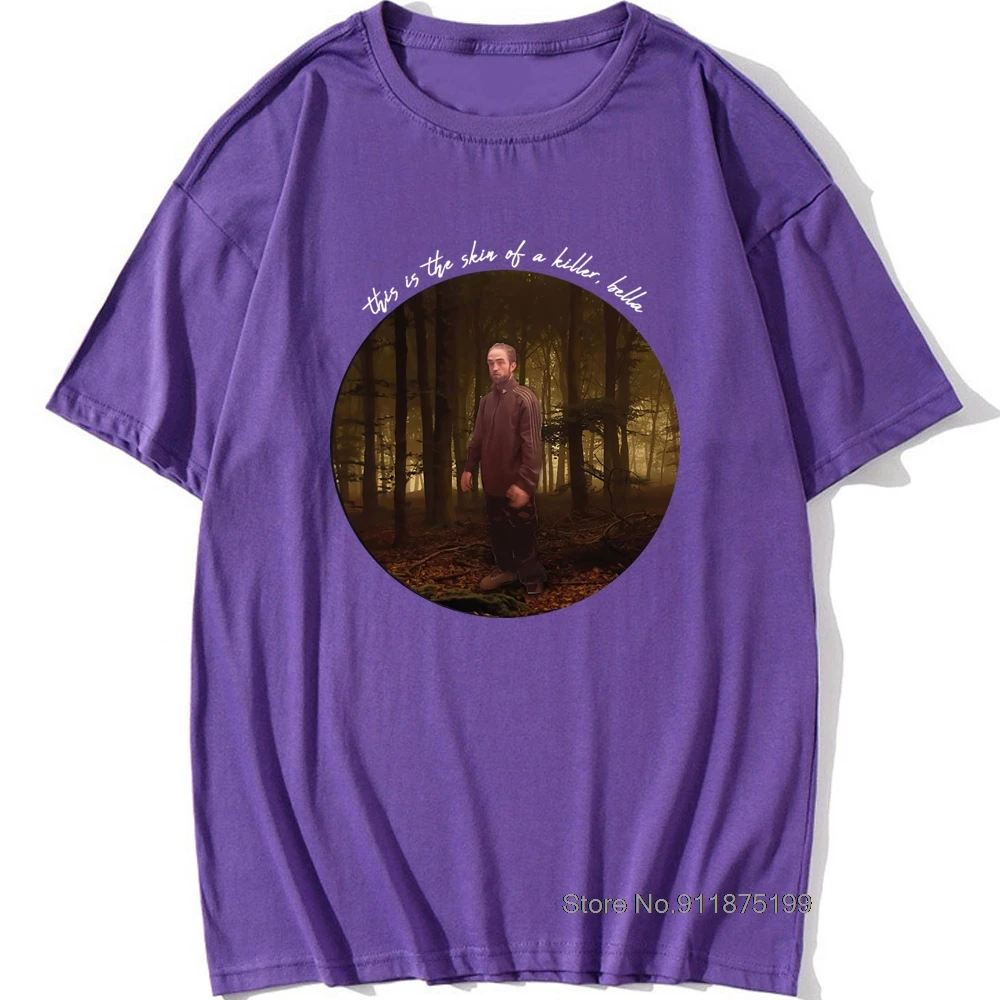 

Harajuku T-shirt Robert Pattinson Standing Meme T Shirt Man White Graphic Tee Tops Rob Tshirts Short Sleeved Fashion Tshirt