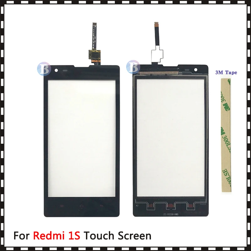 

AAA высокое качество для Xiaomi Redmi 1S/2/3 S / S2 сенсорный экран дигитайзер Датчик внешняя Передняя стеклянная панель объектива