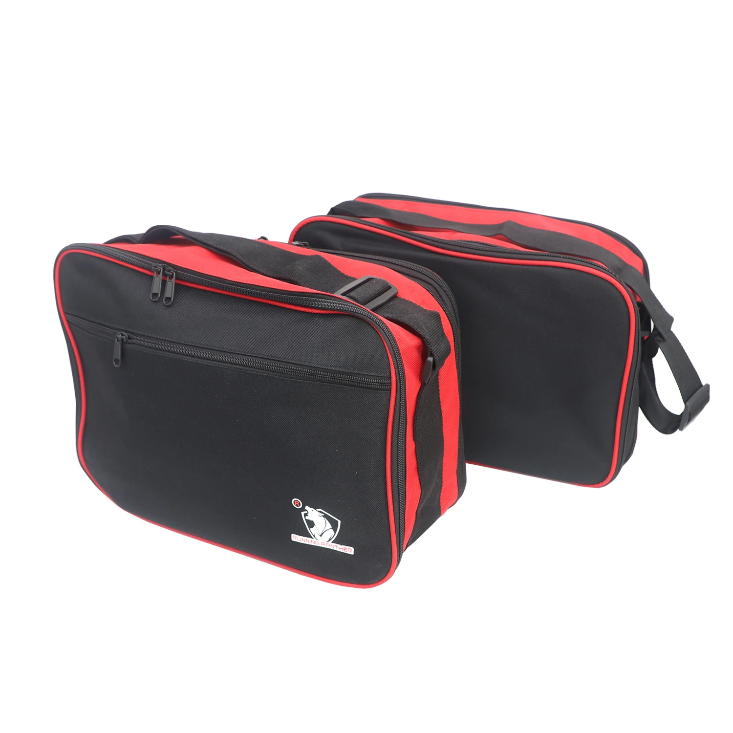 Сумки для багажника внутренние расширяемые черно-красные для BMW R1200RT K1200GT K1300GT R 1200 RT K GT K1600gt R1200R.