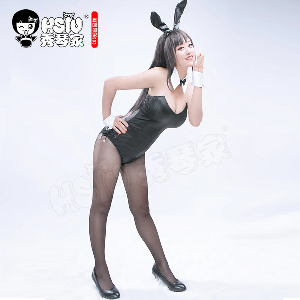 Сю аниме сакураджима Mai Косплэй костюм парик негодяй не мечтать с изображением