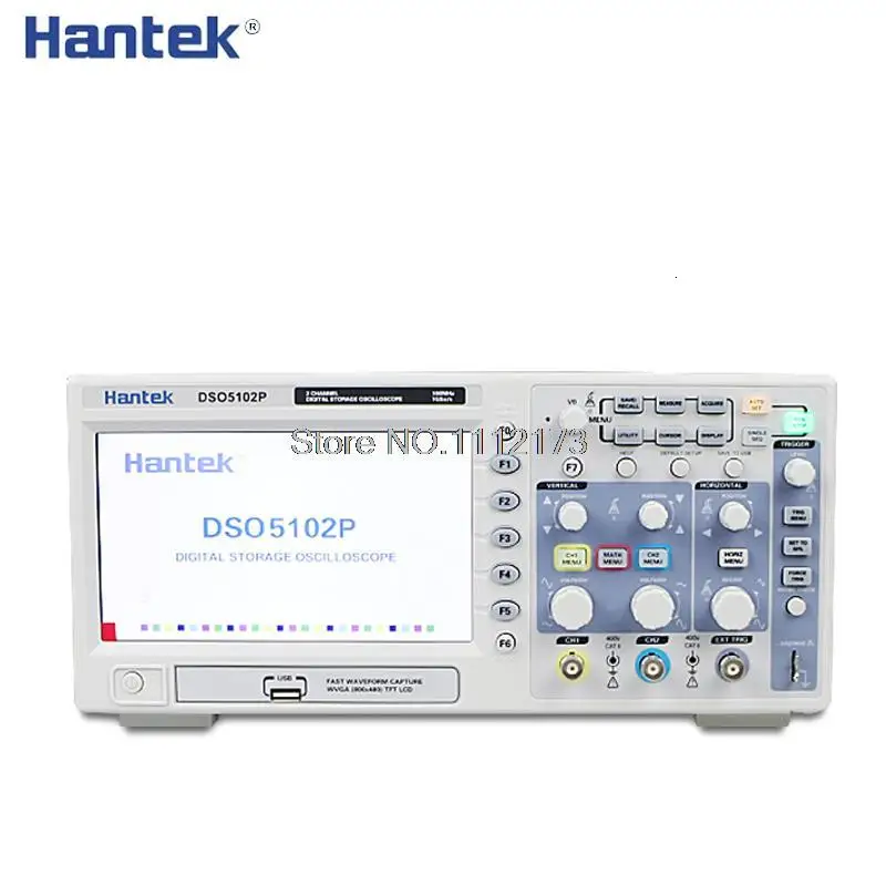 Hantek DSO5000P серия Цифровой осциллограф 70-200 МГц 2 канала 1GSa/s 7 ''TFT lcd цветной дисплей длина записи 40K