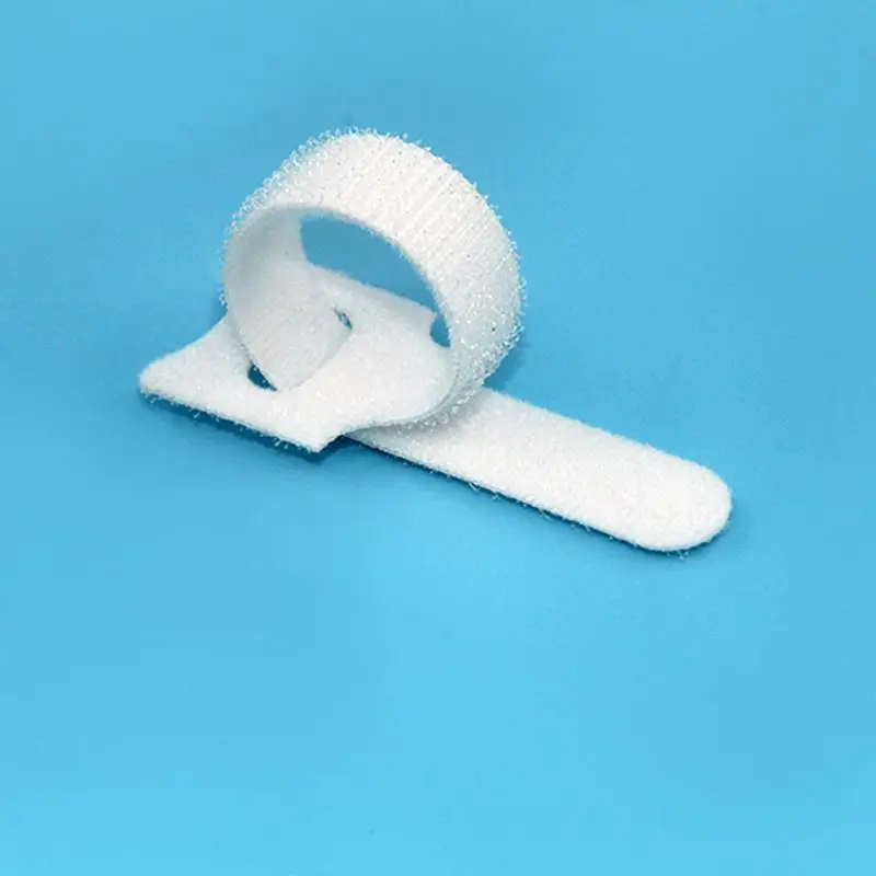 10 шт. 12*150 мм нейлоновые многоразовые ремешки для кабелей с отверстиями ушей белые