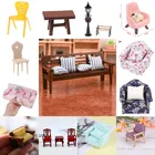Миниатюрная деревянная Подушка-стул, диванная подушка для кукольного домика, игрушки, аксессуары для украшения кукольного домика, 112