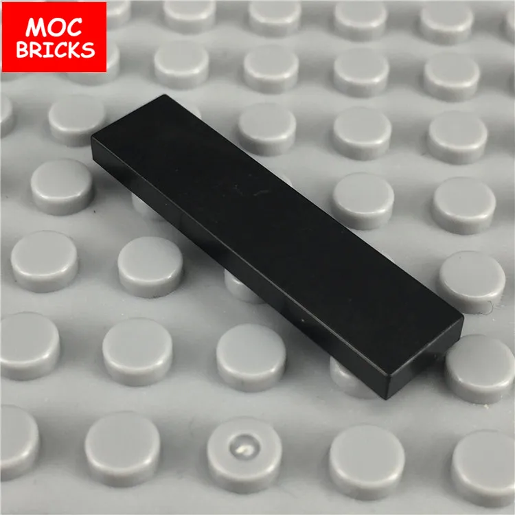 10 шт./лот MOC кирпичи сделай сам индивидуальная плитка 1x4 подходит для 2431