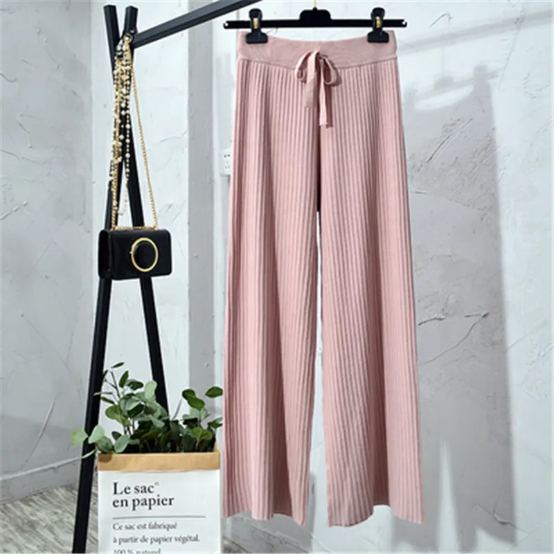 Брюки SETWIGG женские в рубчик повседневные Длинные свободные штаны до щиколотки с