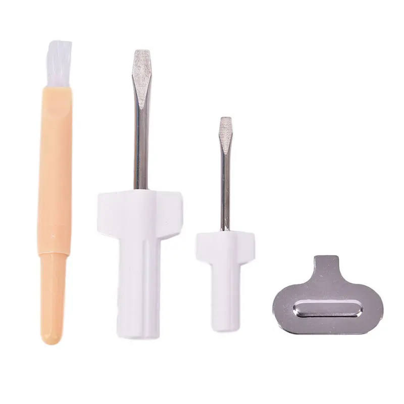 4 шт./компл. Иглодержатель пластины швейная отвертка чистящая щетка