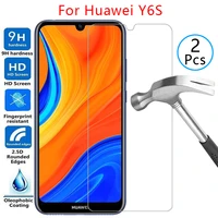 tempered glass screen protector for huawei y6s 2019 case cover on huaweiy6s y 6s 6 y6 s ys6 6ys protective phone coque bag 360