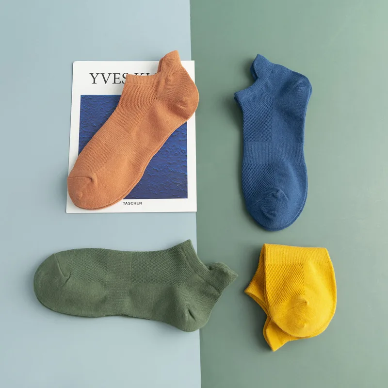 Носки мужские хлопковые воздухопроницаемые удобные повседневные модные