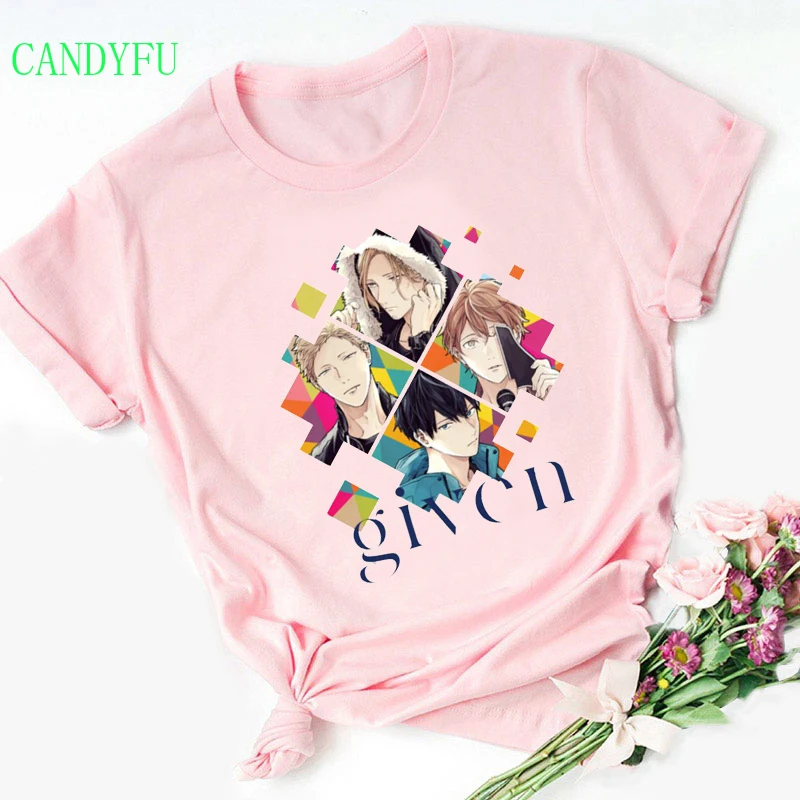 

Harajuku T-shirt Women Anime Yaoi Bl Sleeve T-shirt Given Yaoi, animated dibujos printed t-shirts for summer