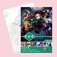 a4 copy notebook learning resources demon slayer tokyo ghoul anime drawing board sets toys kimetsu no yaiba adult coloring book