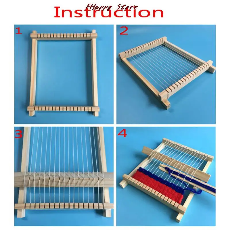 Традиционный ткацкий станок сделай сам ручная вязальная машина для детей | Дом и