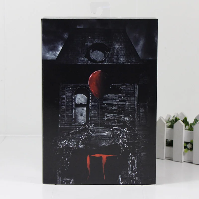 3 NECA Horror Stephen King's Movie It pennywise фигурка Джокер клоун Классическая канализационная сцена модель ПВХ фигурка коллекционная игрушка - Цвет: 3