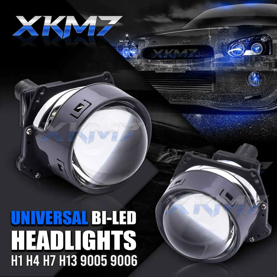 Светодиодные линзы Bi LED 40 Вт для фар 3-дюймовые светодиодный светодиодные фары H7 H4