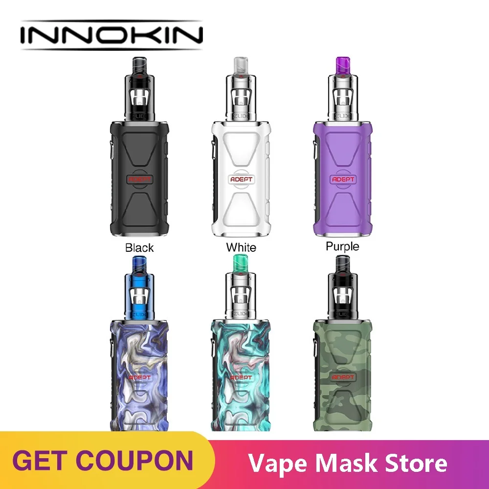 Новый оригинальный стартовый набор Innokin Adept с аккумулятором 3000 мАч и баком Zlide 2 мл