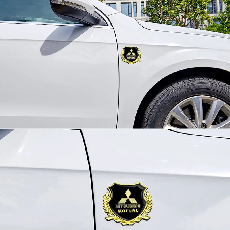 Логотип автомобиля украшение пшеничные уши боковая этикетка кузов наклейка для