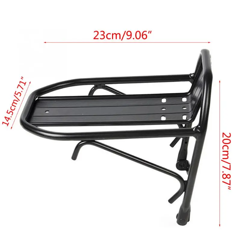 fahrrad front rack aluminium legierung fahrrad gepäck regal träger packtaschen halterung 87hf free global shipping