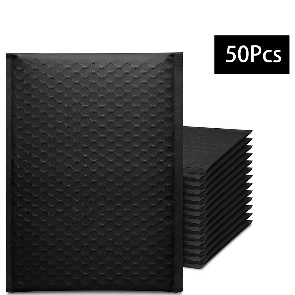 

Конверты для почтовых отправлений с черными пузырьками, 50 шт.