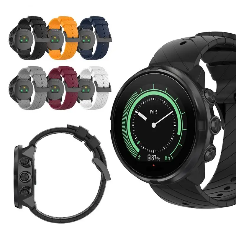 Ремешок для Suunto Spartan Sport наручные часы Hr Baro 9 силиконовые ремешки сменный Браслет