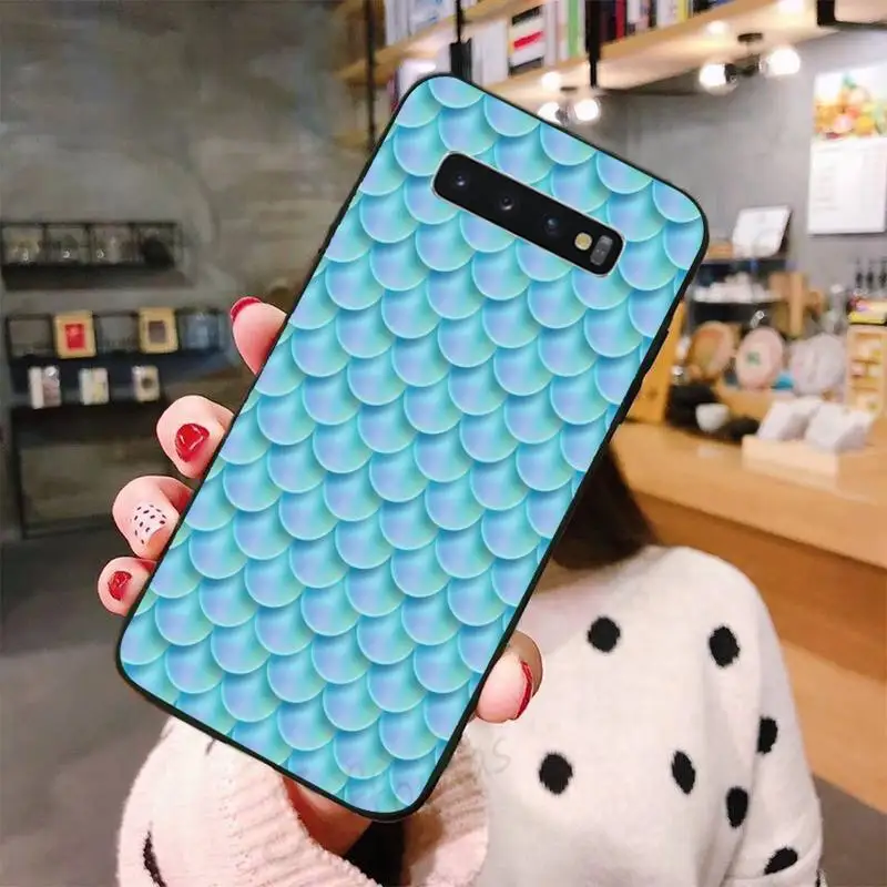 

Fish scale aesthetics pattern Phone Case For Samsung Galaxy S8 S9 S10 Plus Lite S10E Note 3 4 5 6 7 8 9 10 Pro cover