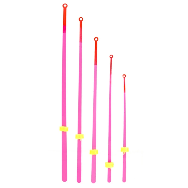 

5 Pcs 12-20cm Mini ABS Flakes Extension Rod Outdoor Winter Ice Fishing Rod Parts Portable Fish Trackle Accessories